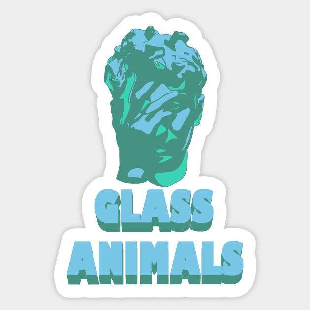 Glass Animals Dreamland (Head and Logo) Glass Animals Sticker